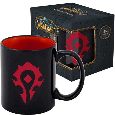 Чашка Blizzard WORLD OF WARCRAFT Horde Чорна кружка Орда 325 мл -   -  