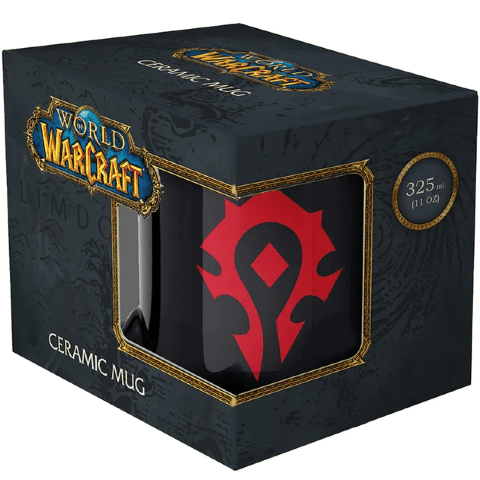Чашка Blizzard WORLD OF WARCRAFT Horde Чорна кружка Орда 325 мл -   -  