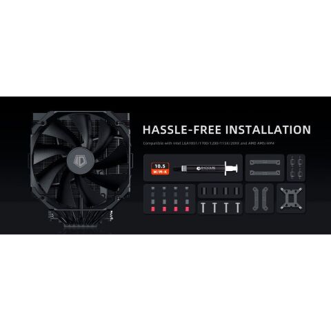 Кулер для процессора ID-Cooling FROZN A720 Black - Нулевой остаток (Feed)  - Нулевой остаток (Feed) 
