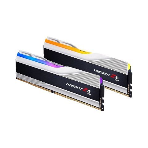 Модуль памяти для компьютера DDR5 32GB (2x16GB) 6800 Trident Z5 RGB Silver G.Skill (F5-6800J3445G16GX2-TZ5RS) - Нулевой остаток (Feed) - Нулевой остаток (Feed)