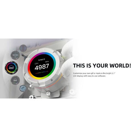 Система жидкостного охлаждения ID-Cooling SL360 XE White - Нулевой остаток (Feed) - Нулевой остаток (Feed)