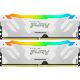 Модуль памяти для компьютера DDR5 64GB (2x32GB) 6400 MHz Renegade RGB White XMP Kingston Fury (ex.HyperX) (KF564C32RWAK2-64) - Модули памяти для компьютера  - Модули памяти для компьютера 