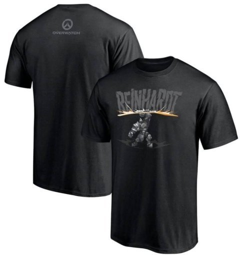 Футболка Overwatch Reinhardt Black T-Shirt  (размер L) -   -  