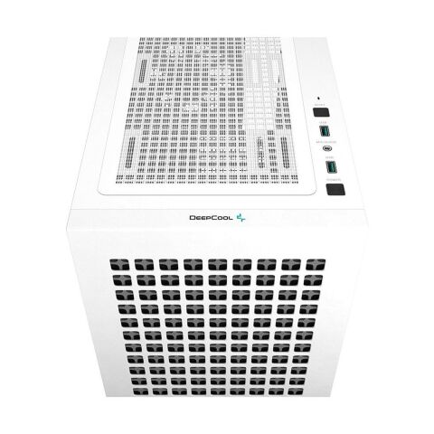 Корпус для ПК Deepcool CH370 White (R-CH370-WHNAM1-G-1) - Нулевой остаток (Feed)  - Нулевой остаток (Feed) 