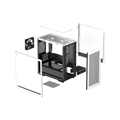 Корпус для ПК Deepcool CH370 White (R-CH370-WHNAM1-G-1) - Нулевой остаток (Feed)  - Нулевой остаток (Feed) 