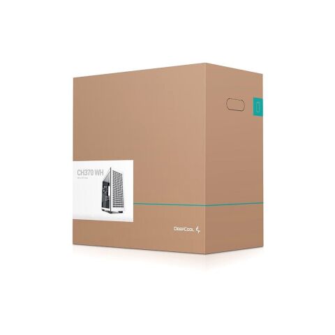 Корпус для ПК Deepcool CH370 White (R-CH370-WHNAM1-G-1) - Нулевой остаток (Feed)  - Нулевой остаток (Feed) 