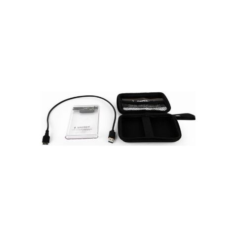 Карман внешний Gembird 2.5", USB 3.0, прозрачный (EE2-U3S9-6) - Нулевой остаток (Feed) - Нулевой остаток (Feed)