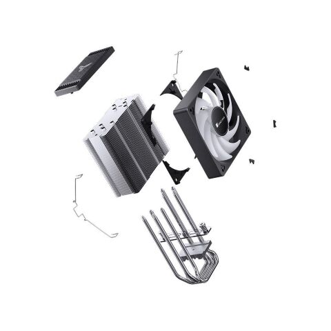 Кулер для процессора JONSBO CR-1000 EVO ARGB Black - Нулевой остаток (Feed)  - Нулевой остаток (Feed) 