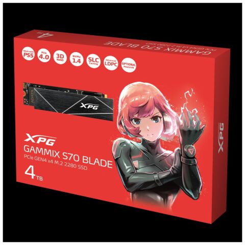 Накопитель SSD M.2 2280 4TB ADATA (AGAMMIXS70B-4T-CS) - Внутренние SSD - Внутренние SSD