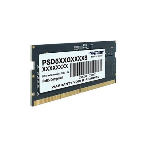 Модуль памяти для ноутбука SoDIMM DDR5 8GB 5600 MHz Patriot (PSD58G560041S) - Модули памяти к ноутбукам  - Модули памяти к ноутбукам 