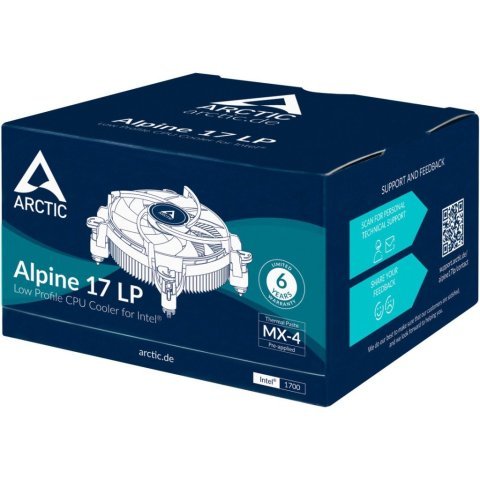 Кулер для процессора Arctic Alpine 17 LP (ACALP00042A) - Нулевой остаток (Feed) - Нулевой остаток (Feed)