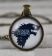 Медальйон Game of Thrones Stark Wolf (метал + скло) -   -  