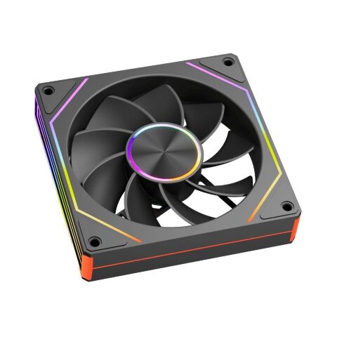 Кулер для корпуса PcCooler Вентилятор реверсний PCCOOLER FG120R ARGB BK чорний для корпусу 1 (FG120R ARGB BK) - Вентиляторы к корпусам - Вентиляторы к корпусам