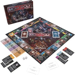 Монополия настольная игра The Witcher Monopoly Ведьмак USA