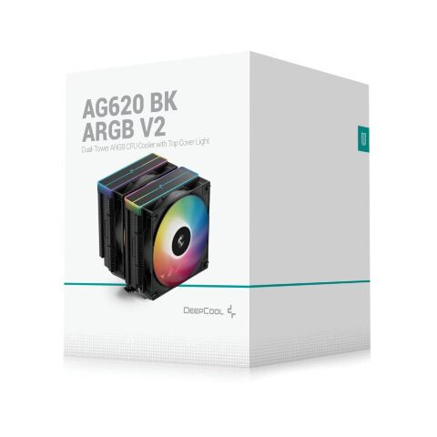 Кулер для процессора Deepcool AG620 BK ARGB V2 (R-AG620-BKAMMN-GJD) - Нулевой остаток (Feed)  - Нулевой остаток (Feed) 