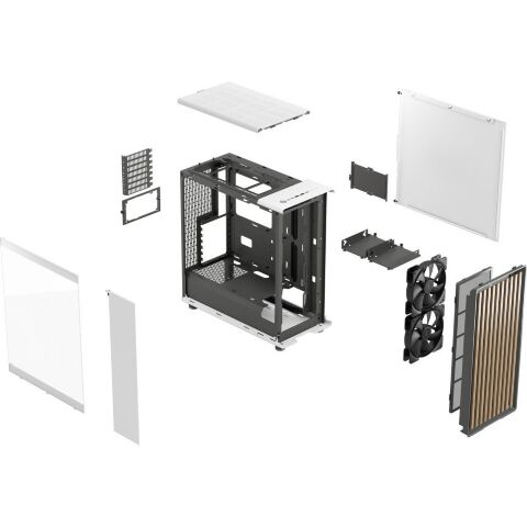 Корпус для ПК Fractal Design North Chalk White TG Clear Tin (FD-C-NOR1C-04) - Корпуса - Корпуса