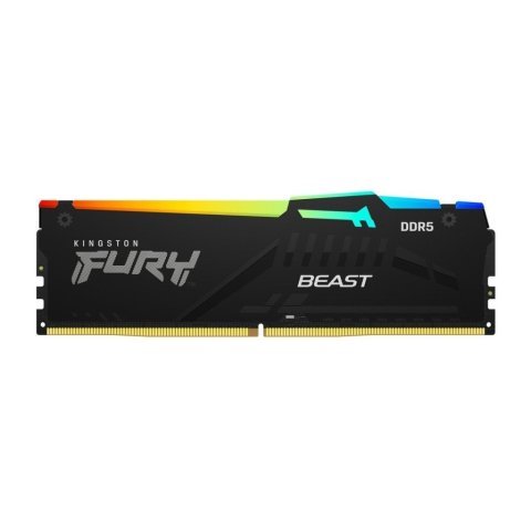 Модуль памяти для компьютера DDR5 32GB (2x16GB) 5200 MHz Beast RGB AM5 Black Kingston Fury (ex.HyperX) (KF552C36BBEAK2-32) - Нулевой остаток (Feed)  - Нулевой остаток (Feed) 
