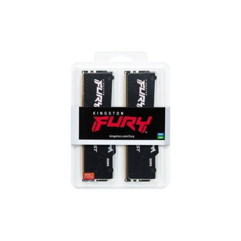 Модуль памяти для компьютера DDR5 32GB (2x16GB) 5200 MHz Beast RGB AM5 Black Kingston Fury (ex.HyperX) (KF552C36BBEAK2-32) - Нулевой остаток (Feed)  - Нулевой остаток (Feed) 