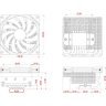 Кулер для процессора ID-Cooling IS-67-XT White