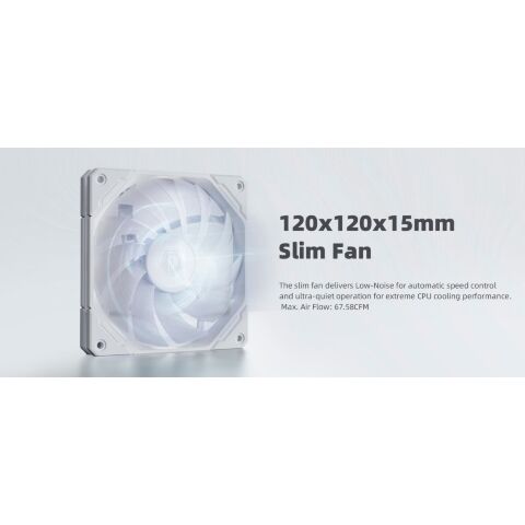 Кулер для процессора ID-Cooling IS-67-XT White - Нулевой остаток (Feed)  - Нулевой остаток (Feed) 