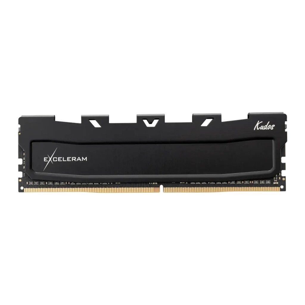 Модуль памяти для компьютера DDR5 16GB 6400 MHz Black Kudos eXceleram (EK50160643039C)