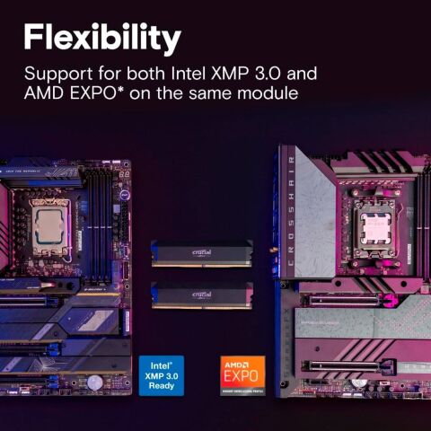 Модуль памяти для компьютера DDR5 16GB 6400 MHz Pro Micron (CP16G64C38U5B) - Модули памяти для компьютера  - Модули памяти для компьютера 