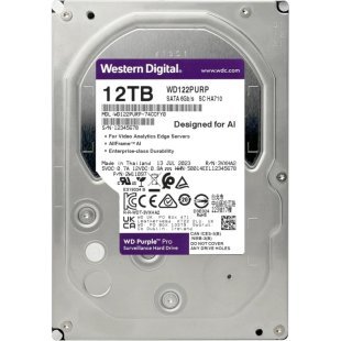 Жесткий диск 3.5" 12TB WD (WD122PURP)