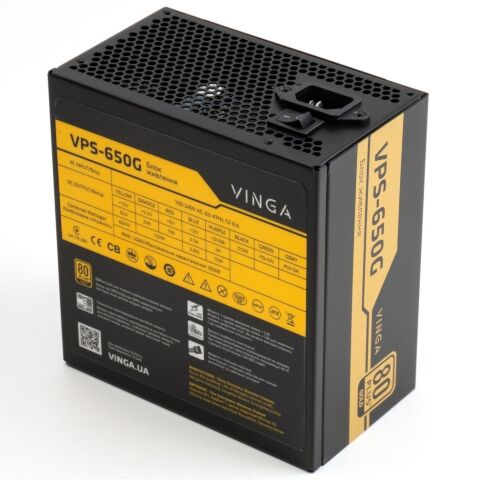 Блок питания Vinga 650W (VPS-650G) - Блоки питания - Блоки питания