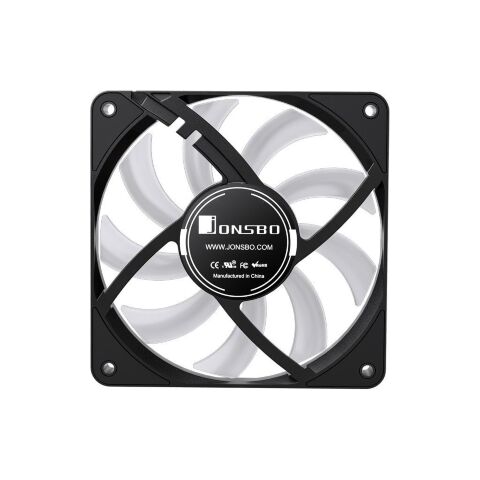 Кулер для корпуса JONSBO HF1215 Black RGB - Нулевой остаток (Feed)  - Нулевой остаток (Feed) 