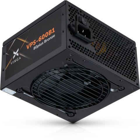 Блок питания Vinga 600W (VPS-600B1) - Нулевой остаток (Feed)  - Нулевой остаток (Feed) 