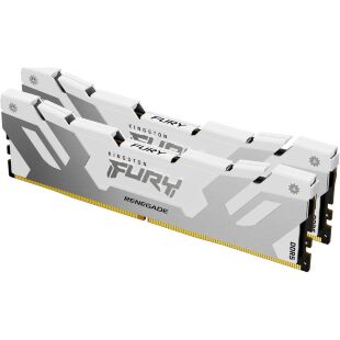 Модуль памяти для компьютера DDR5 64GB (2x32GB) 6400 MHz Renegade White XMP Kingston Fury (ex.HyperX) (KF564C32RWK2-64)