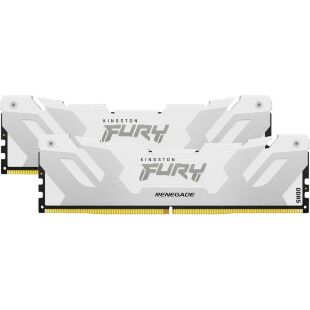 Модуль памяти для компьютера DDR5 64GB (2x32GB) 6400 MHz Renegade White XMP Kingston Fury (ex.HyperX) (KF564C32RWK2-64)