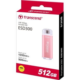 Накопитель SSD USB Type-C 512GB ESD300 Transcend (TS512GESD300P)