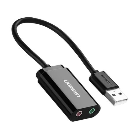 Звуковая плата Ugreen US205 black (30724) - Нулевой остаток (Feed) - Нулевой остаток (Feed)