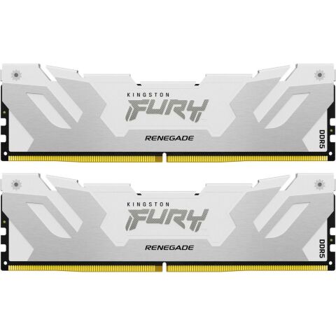 Модуль памяти для компьютера DDR5 32GB (2x16GB) 6400 MHz Renegade White XMP Kingston Fury (ex.HyperX) (KF564C32RWK2-32) - Нулевой остаток (Feed)  - Нулевой остаток (Feed) 