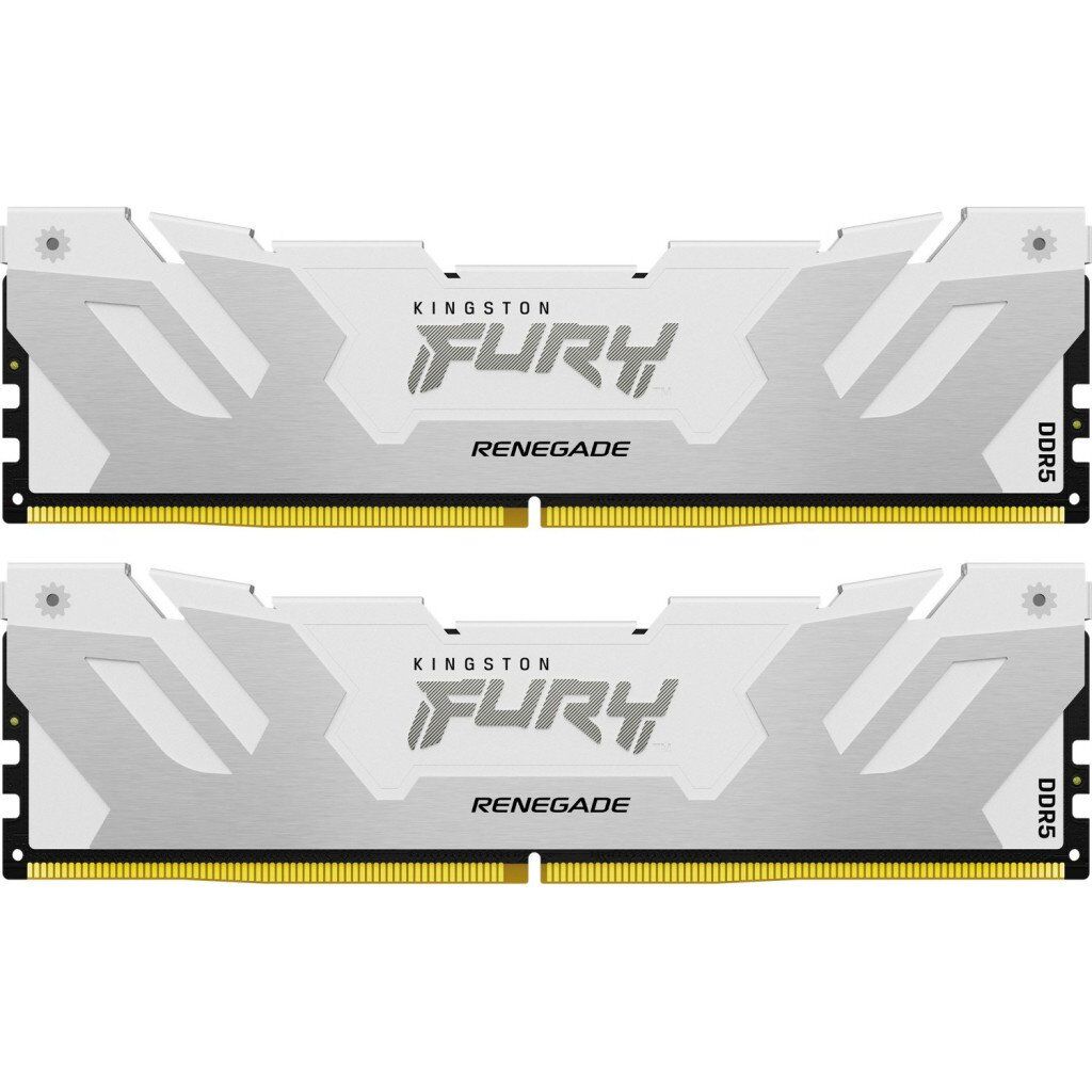 Модуль памяти для компьютера DDR5 32GB (2x16GB) 6400 MHz Renegade White XMP Kingston Fury (ex.HyperX) (KF564C32RWK2-32)