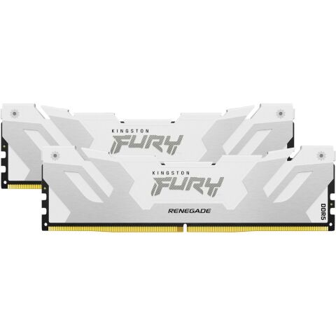 Модуль памяти для компьютера DDR5 32GB (2x16GB) 6400 MHz Renegade White XMP Kingston Fury (ex.HyperX) (KF564C32RWK2-32) - Нулевой остаток (Feed)  - Нулевой остаток (Feed) 