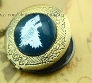 Медальйон Game of Thrones Stark Wolf # 2 (White) -   -  