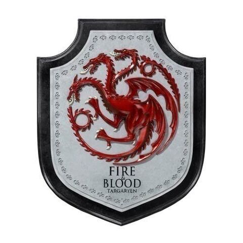 Настінний герб Noble Collection Game of Thrones Targaryen Dragon Гра престолів Таргарієн Дім Драконів 30 см. -   -  