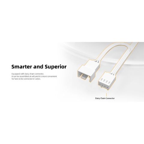Кулер для корпуса ID-Cooling Вентилятор ID-Cooling AS-120-W (AS-120-W) - Нулевой остаток (Feed)  - Нулевой остаток (Feed) 