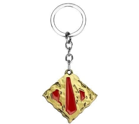 Брелок DOTA 2 Logo метал Дота 2 (колір бронза) -   -  