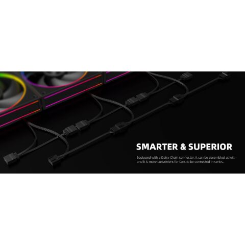 Кулер для корпуса ID-Cooling AF-127-ARGB-K TRIO - Вентиляторы к корпусам  - Вентиляторы к корпусам 