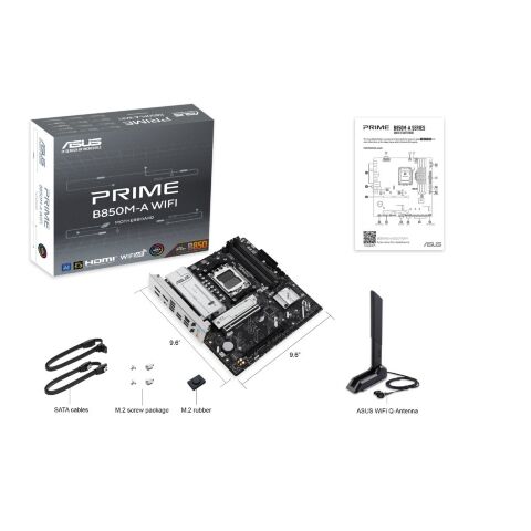 Материнская плата ASUS PRIME B850M-A WIFI - Нулевой остаток (Feed)  - Нулевой остаток (Feed) 