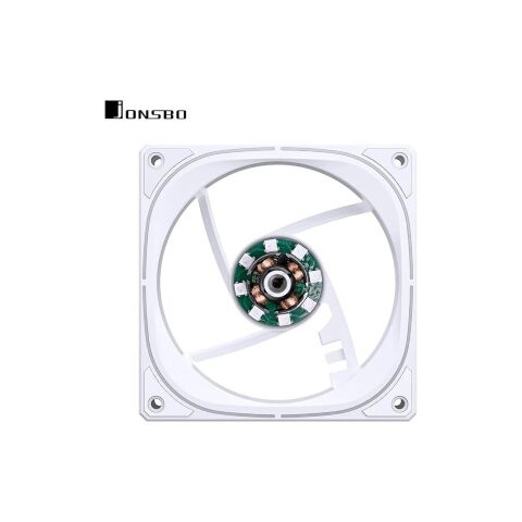 Кулер для корпуса JONSBO FR-505WR Reverse ARGB White - Нулевой остаток (Feed)  - Нулевой остаток (Feed) 