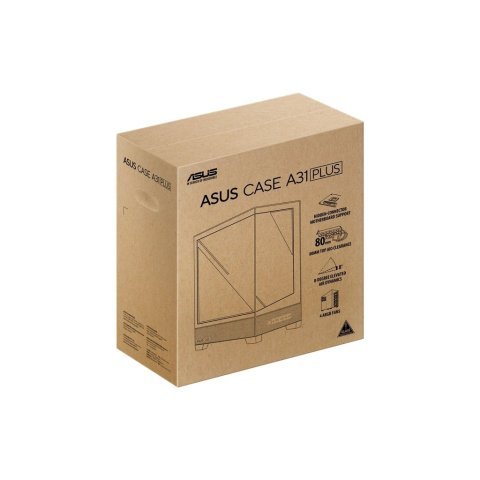 Корпус ASUS A31 Plus Black Tempered Glass (90DC00R0-B19000) - Нулевой остаток (Feed) - Нулевой остаток (Feed)