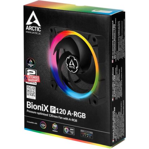 Кулер для корпуса Arctic BioniX P120 A-RGB (ACFAN00146A) - Нулевой остаток (Feed)  - Нулевой остаток (Feed) 