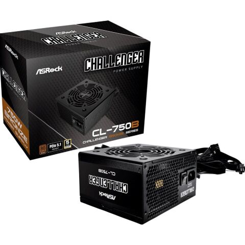 Блок питания ASRock 750W (CL-750B) - Нулевой остаток (Feed)  - Нулевой остаток (Feed) 
