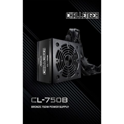 Блок питания ASRock 750W (CL-750B) - Нулевой остаток (Feed)  - Нулевой остаток (Feed) 