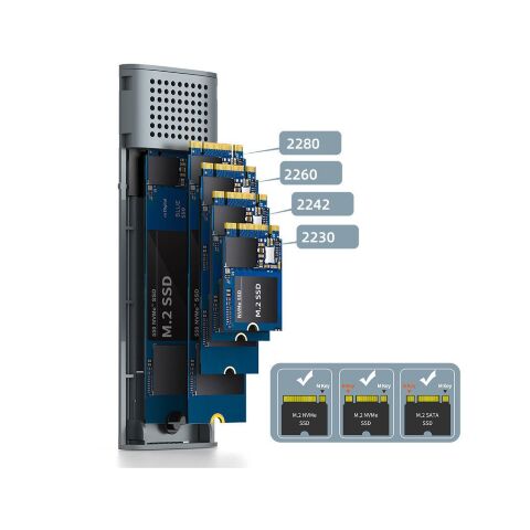 Карман внешний Maiwo M.2 SSD (K1689) - Нулевой остаток (Feed) - Нулевой остаток (Feed)