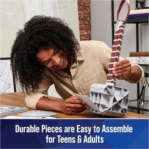 Пазл 4D Build Marvel Thor Mjolnir Hammer puzzle 3D картон Молот Тора Мьольнір 87 шт. -   -  